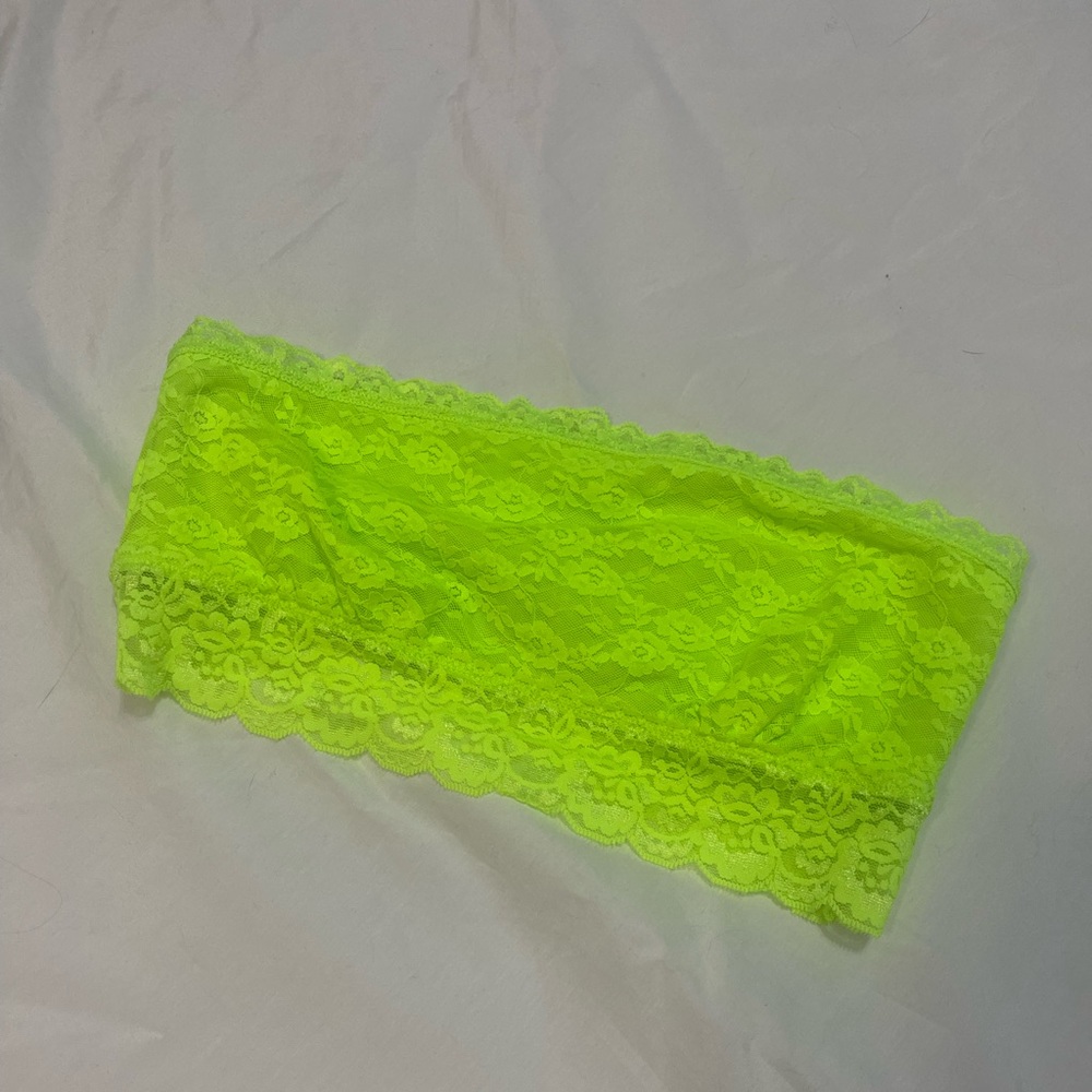 Lace Bandeau top from VS Pink